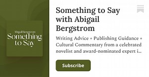 About - Something to Say with Abigail Bergstrom