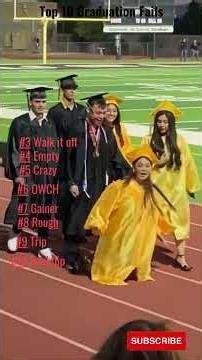 Ranking the best College Graduation Fails #1