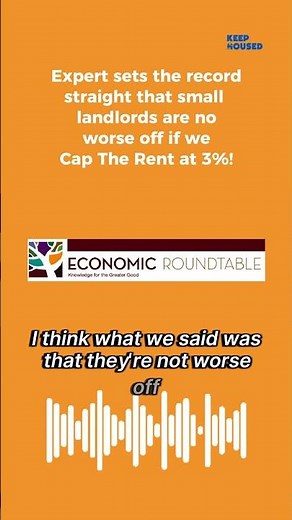 Small Landlords Are No Worse Off If We Cap The Rent At 3%