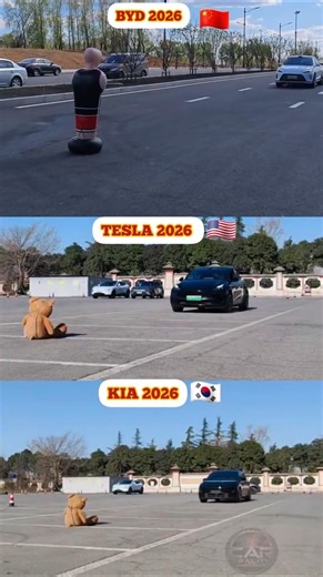 2026 Ultimate AEB Test: Tesla Model Y vs. BYD Sealion vs. Kia EV5"