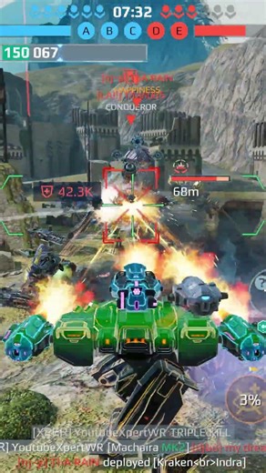 WR - UE Leo Basileus Destroys Ammit's | War Robots