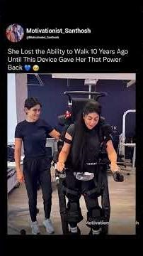 After 10 Years, She Finally Walks Again 💙 | Inspiring Comeback Story #shorts #viral