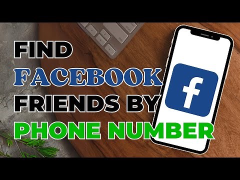 How To Find Friends On Facebook By Phone Number Or Contacts | Find Facebook friends By Phone Number