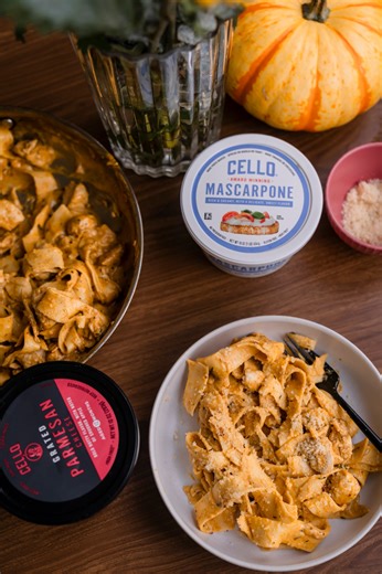 🍂 Cozy night in? We’ve got the pasta for it. 🧀✨Nutty, savory Cello Parmesan (aged to perfection) rich, velvety Cello Mascarpone = the ultimate fall flavor duo. Tossed into Brown Butter Pumpkin Pasta 🎃🍝, it’s creamy, comforting, and ready in minutes. Sharp meets silky, indulgent meets effortless — basically, fridge essentials all season long. 👉 Save this one for when the pasta cravings hit. 🎃✨ Tap into our IG story highlights at the link below for the step-by-step recipe! https://www.instag