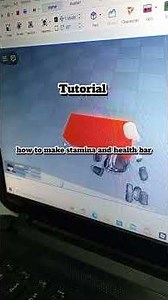 how to make Stamina and health bar in Roblox Studio #tutorial #roblox #robloxstudio
