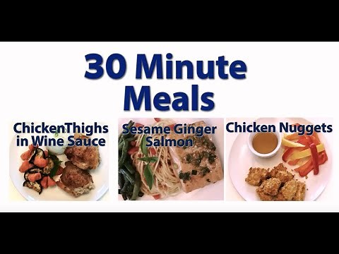 Kidney Friendly Cooking Videos - 30 Minute Meals