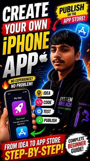 📱 Create Your Own iPhone App & Publish It on the App Store | Complete Beginner Guide 🚀