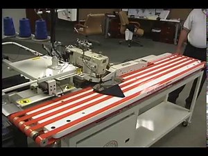 Automatic Two-Needle Hemmer for Sleeves - Model 211E (Video)