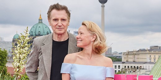 How Pamela Anderson and Liam Neeson Slowly Fell for Each Other: He Was 'Smitten' From the Start