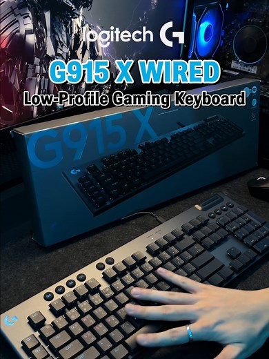 Logitech G915 X Wired Gaming Keyboard Review