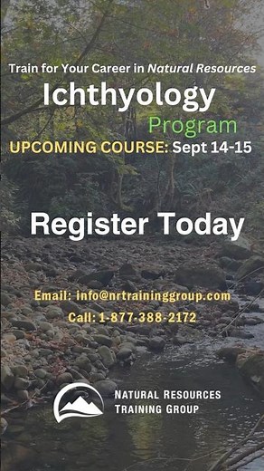 Ichthyology course provides a comprehensive overview of fish phylogeny, ecology, and physiology.