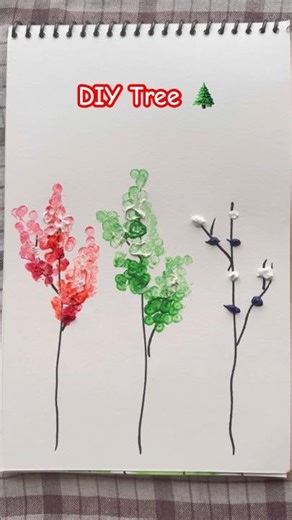 DIY Tree 🌲😍 Craft #diy #easydiy #craft #trending #ytshorts #shorts