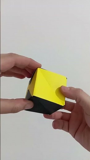 Le meilleur cube magique pliable en papier 🧊✨ | Origami facile et satisfaisant