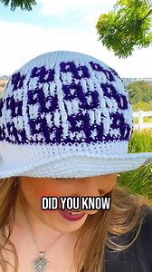 10K views · 113 reactions | 殺 It's like two hats in one! FREE pattern here: https://www.nickishomemadecrafts.com/reversible-crochet-bucket-hat/ . . . . #crochethat #crochetbuckethat #mosaiccrochet #reversiblecrochet | Crochet Patterns & Tutorials by Nicki's Homemade Crafts | Facebook