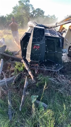 Grim Reaper Industries | What fence? 😅 #grimreaperindustries #rockmilling #rockmulcher #skidsteer rock mulcher #rockcrusher rock milling #rockcrushing #fyp... | Instagram