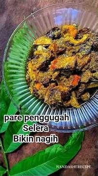 JAMUR KUPING IKAN ASIN DENGAN KONDIMEN PARE YANG BIKIN NAGIH! 😍 #recipe