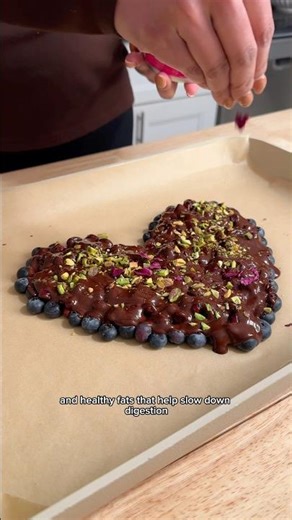 🌹Valentine’s Frozen Blueberry Heart 🍫 #refinedsugarfree