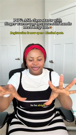 Stiff Fingers? Try This Before Signing. #asl