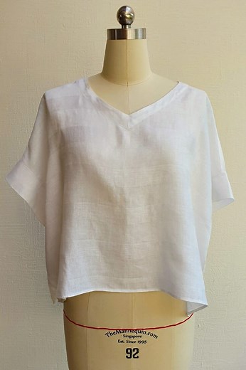 Linen V-Top Pattern - Summer With Effortless Style | So Sew Easy