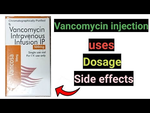 Vancomycin intravenous infusion ip 500mg - vancomycin injection