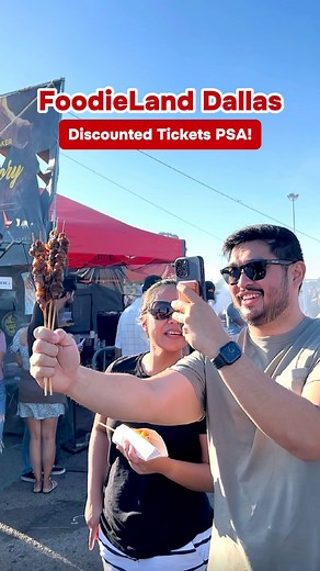 DALLAS! Our discounted $4 Early Bird FoodieLand @fairparkdallas tickets are ALMOST SOLD OUT! To purchase yours, visit our link in bio* 🎟️ Tickets will grant attendees entry to shop from our INCREDIBLE lineup of 180 vendors! Come try exciting multicultural foods, shop unique merchandise, play fun games, and enjoy live entertainment performances! 🔥 🗓️ April 19-21, 2024 📍 Fair Park (Dallas, TX) 🎟️ Link in bio! Kids under 5 enter for free* Note: Our discounted tickets are $4/person and availabl