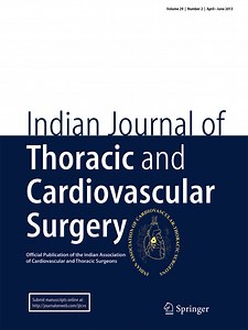 Normothermic frozen elephant trunk without circulatory arrest - Indian Journal of Thoracic and Cardiovascular Surgery