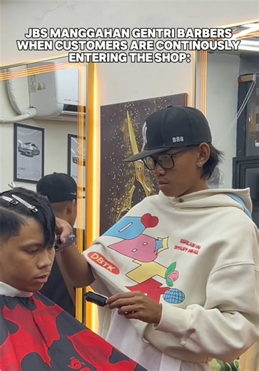 Buhay Barbero, They can do both 💈 Just for Fun 😆🥳 #josephbarbershopmanggahan #barbershop #barber