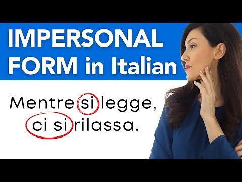 Unveiling the Mystery of Impersonal 'Si' in Italian: A Step by Step Guide