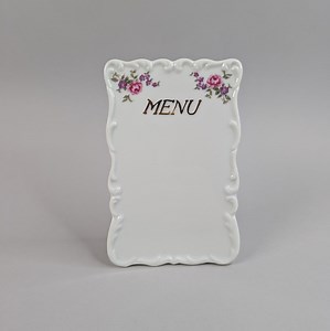 Vintage Porcelain Table Menu Board - Made in Japan - Etsy Canada