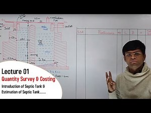 How To Prepare Estimate for Septic Tank || Estimation of Septic Tank || Lecture 1|| Aditya Agrawal