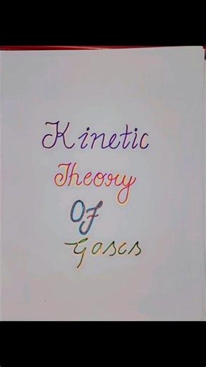 #Assignment of bsc 2nd semester (Physics) on the topic "Kinetic theory of gases. "