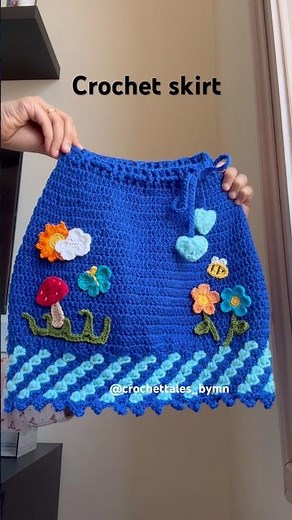 Crochet skirt for 4 year old girl #crochet #skirt