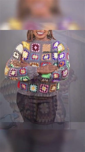 Gorgeous crochet multicoloured sweater designs ideas