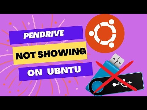 USB Device not Recognized in Ubuntu | Fixed: USB Pen Drive Not Being Detected - Ubuntu/Windows