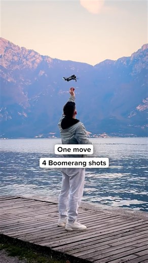 Boomerang Drone Shot in 4 Locations | DJI Mini 5 Pro Auto Boomerang | Cinematic Drone Examples #dji