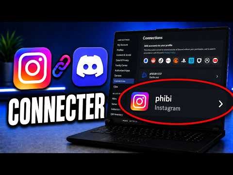 Comment CONNECTER Instagram à Discord | Lier un compte Instagram au profil Discord