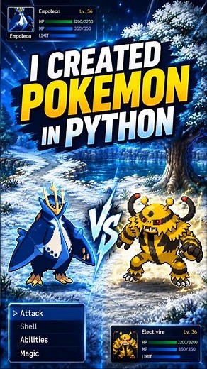 I Coded a Pokémon From Scratch in Pygame