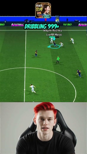 Messi's iconic Ankara run recreated👽 7 dribbles in a row with Messi in eFootball Mobile👽