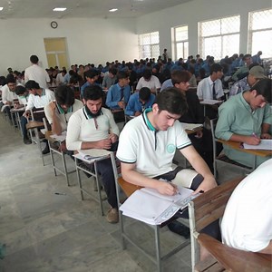 Prof. Nasrullah Khan Yousafzai, Chairman BISE Peshawar visited the examinations halls established for SSC Annual-II Examination 2023. | Board of Intermediate and Secondary Education Peshawar