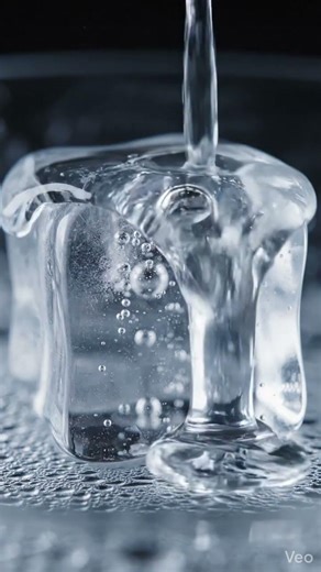 What Happens Inside an Ice Cube as It Melts? (Close-Up Timelapse)