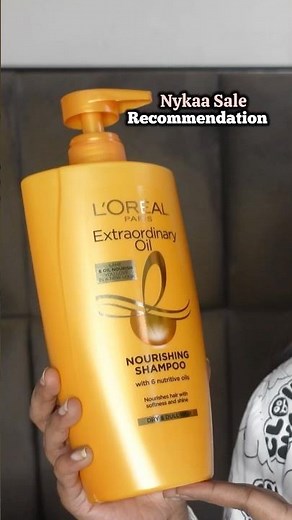 L'Oreal Paris Extraordinary Oil Shampoo Review✨ #haircare #nykaasale #recommendations