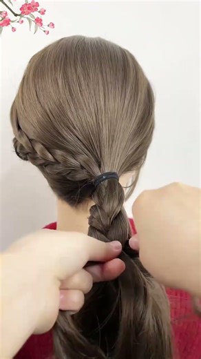 Tutorial on the new Chinese-style side ponytail hairstyle#Compile and distribute tutorials