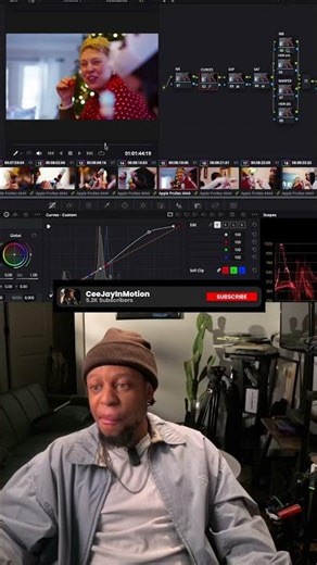 This DaVinci Shortcut Saves Hours! #colorcorrection #davinciresolve #shorts
