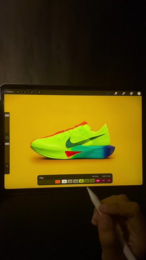 Making a Nike Shoes Commercial on Procreate: Animation and Editing