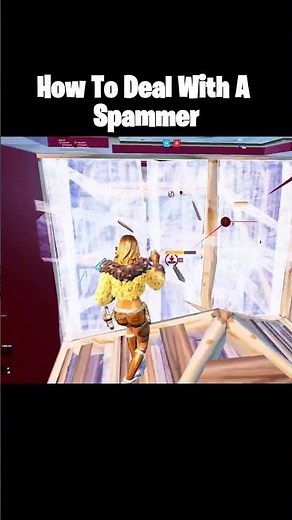 How To Deal With A Spammer #fortnite