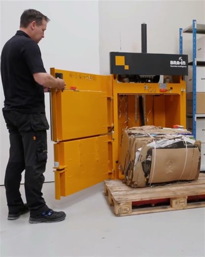 Bramidan balers for waste management