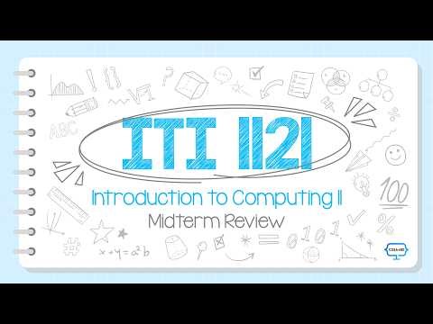 ITI 1121 (Introduction to Computing II) Midterm Review