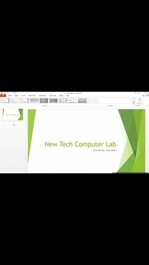 Facet Theme Presentation on MS PowerPoint