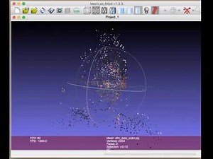 OpenMVG 3D reconstruction by the iPhone camera