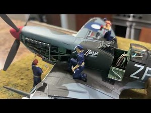 Airfix 1/24 Spitfire Completed Diorama